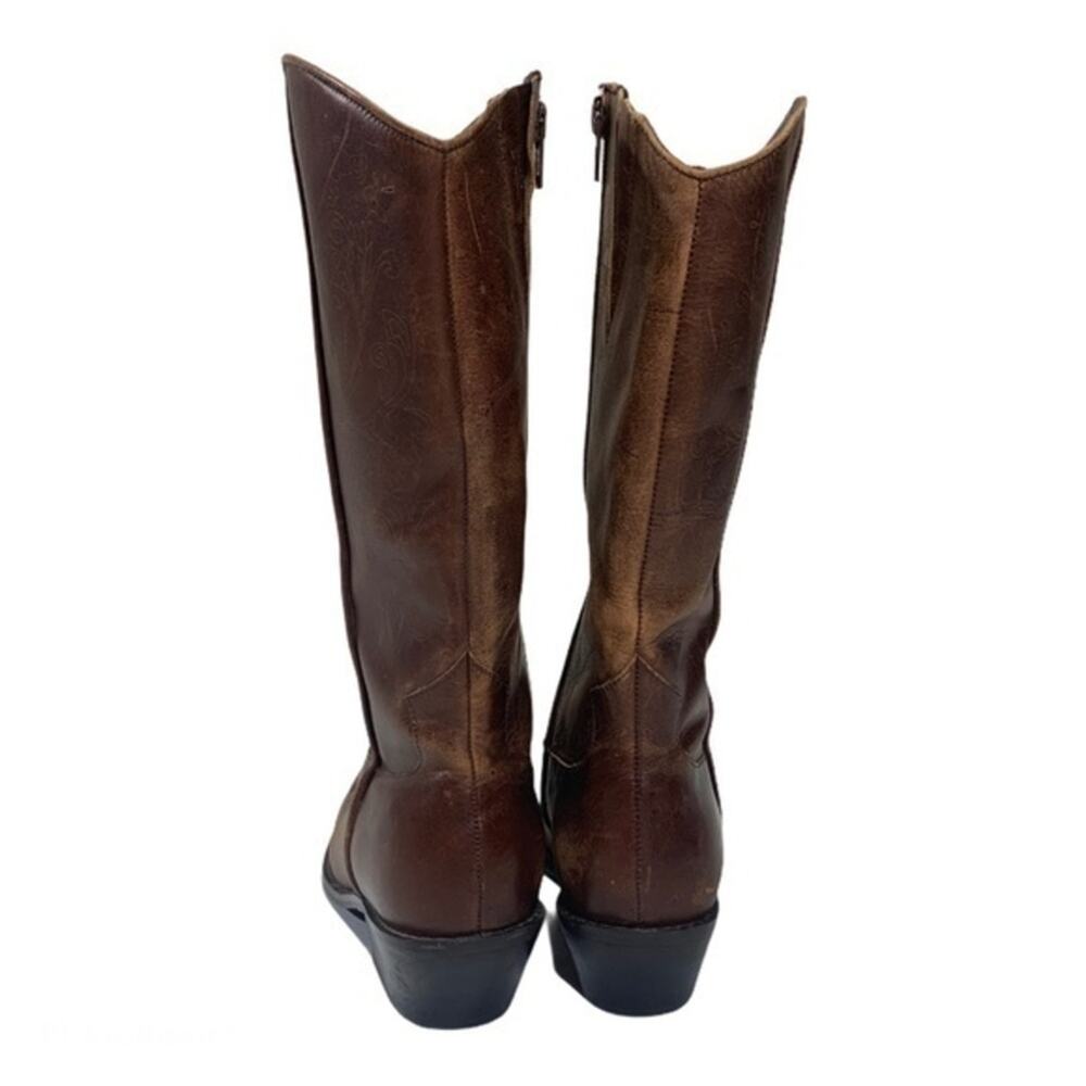 Matisse Brown Leather Pointed-Toe Western Boot - Picture 6 of 8